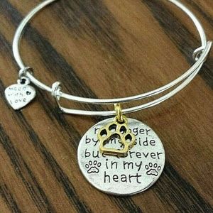 PET MEMORY BRACELET 'No Longer by my Side'